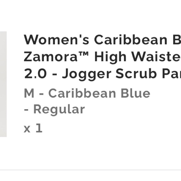 Set of 5 Figgs scrub pants, all size Large, various styles. - Picture 4 of 4